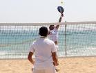 خاتمی و دانشور نمایندگان قم در تنیس ساحلی جام خلیج فارس