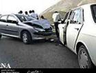 تصادف زنجیره‌ای ۹ خودرو در اتوبان قم ـ تهران