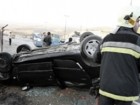 واژگونی خودروی سواری در اتوبان قم - تهران جان یک نفر را گرفت