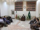 : گزارش تصویری: دیدار شورای قشر بسیج رسانه با آیت الله سعیدی  