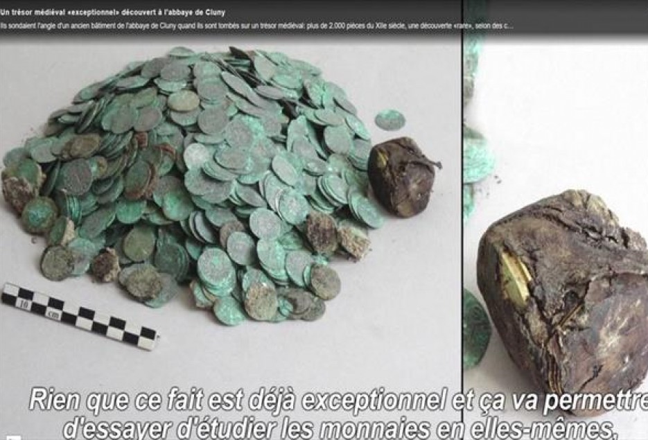 سکه های طلای اسلامی در فرانسه کشف شد
