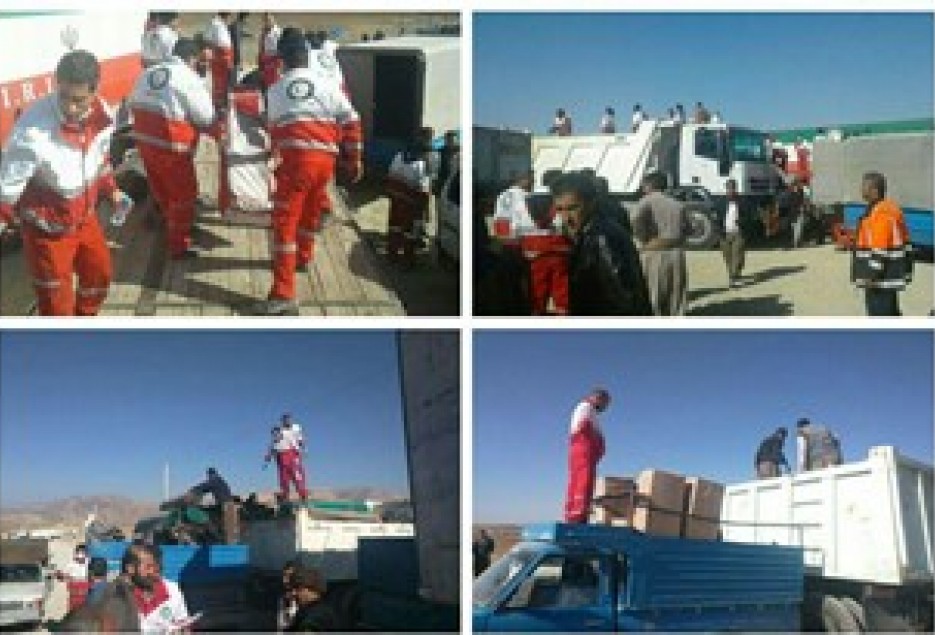اعزام سومین تیم امدادی هلال احمر قم به مناطق زلزله زده