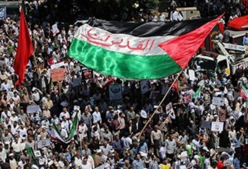 برپایی راهپیمایی ضد آمریکایی و ضد اسرائیلی در قم