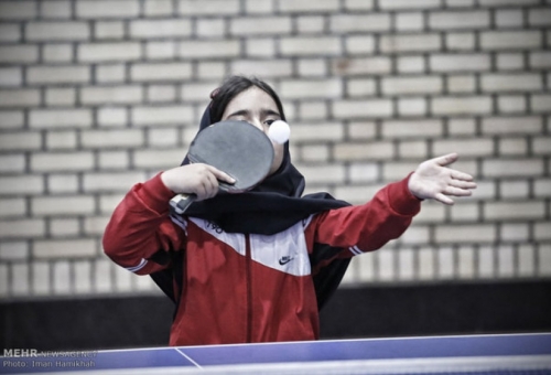 حضور دختران تنیس روی میز قم در تور ایرانی جوانان و نوجوانان