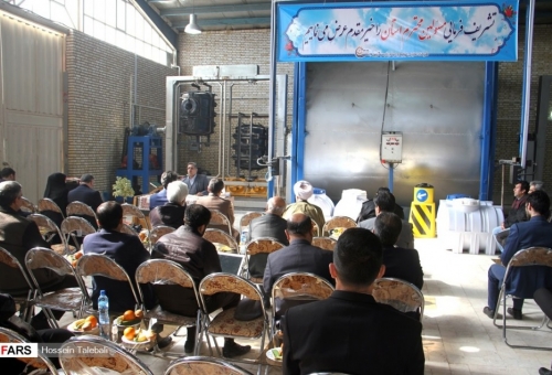 گزارش تصویری: آیین افتتاحیه واحد تولید مخازن پلی اتیلن