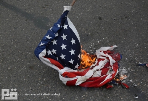 گزارش تصویری: راهپیمایی مرگ بر آمریکا در قم