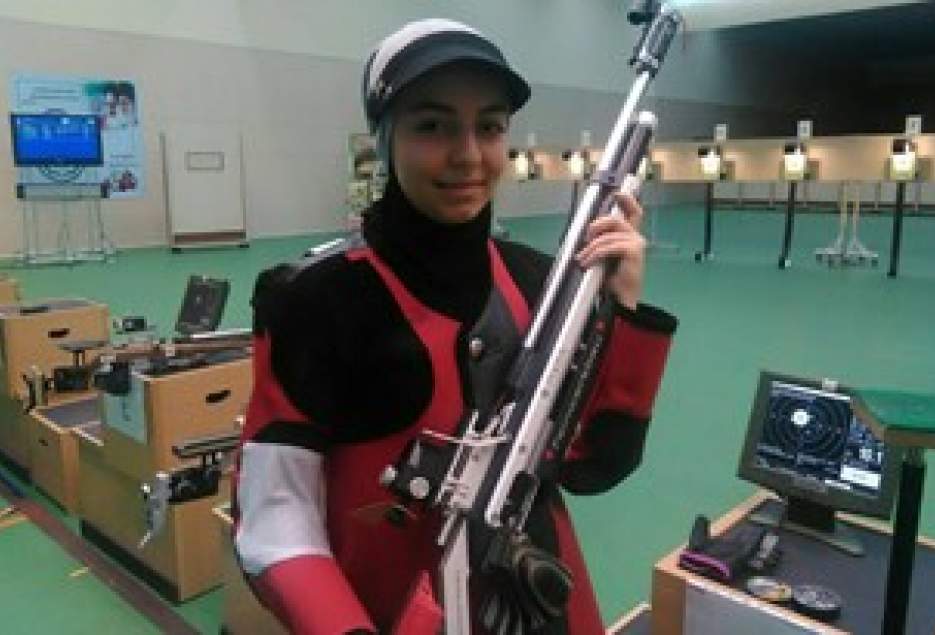 دختر تيرانداز قم در جمع 4 تفنگ‌دار برتر ايران
