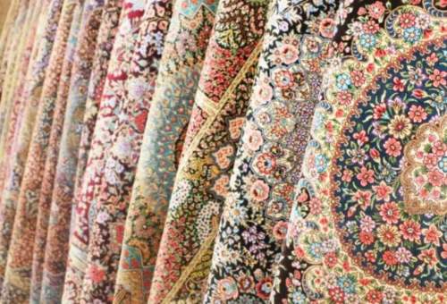 فرش دستباف صنعتی ثروت آفرین دردستان هنرمندان قمی