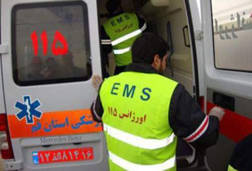 تصادف در اتوبان قم - تهران با ۲ کشته
