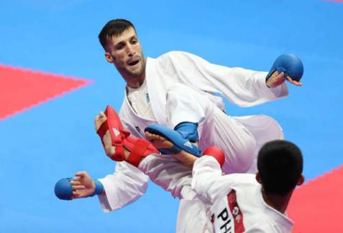 ناکامی نگران کننده «امیر مهدی زاده» در مسابقات کاراته وان مراکش