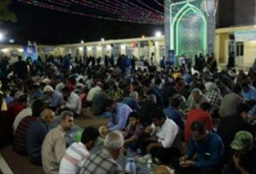 ۲۴۰ هزار نفر مهمان سفره افطار در حرم امامزاده سید علی(ع) می‌شوند