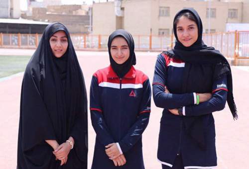 حضور ۲ دختر دو و میدانی کار قم در مسابقات قهرمانی کشور