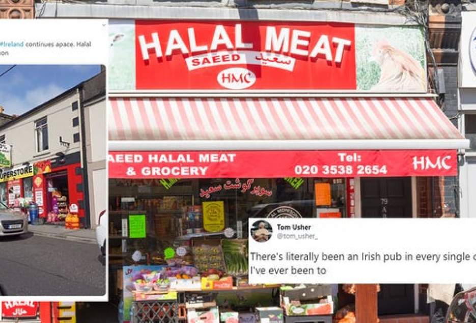 توئیت جنجالی خبرنگار ایرلندی درباره فروشگاه حلال برایش دردسرساز شد