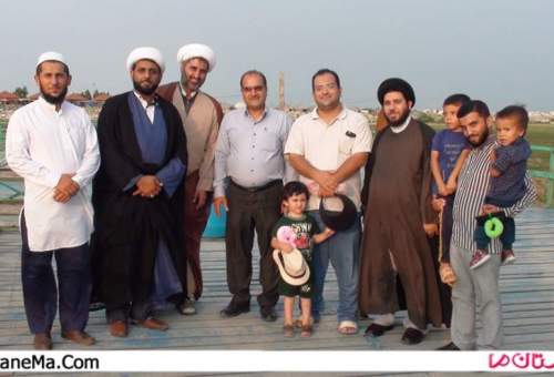 گزارش تصویری/ تبلیغ و حضور روحانیون در سواحل دریای گلستان