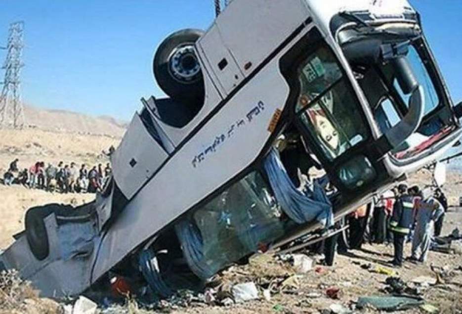 اسامی مصدومان حادثه واژگونی اتوبوس محور سلفچگان ساوه