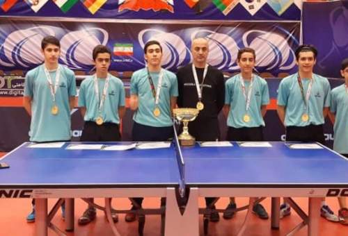 قهرمانی مقتدرانه قم در لیگ برتر تنیس روی‌میز پسران ایران