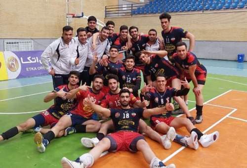 پیروزی مردان افق در گام نخست از پلی‌آف والیبال ایران