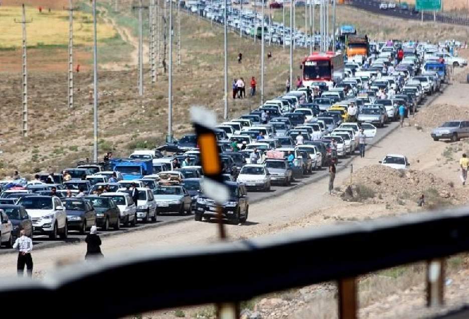 ترافیک سنگین در جاده کرج-چالوس و آزادراه تهران-قم
