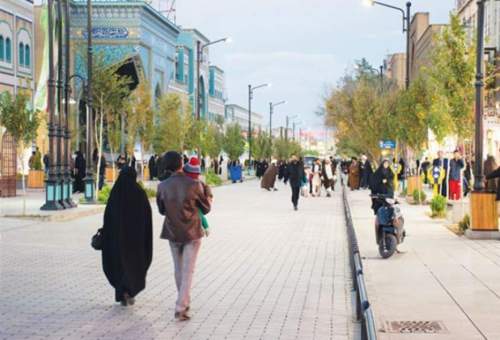 پیشرفت ۶۰ درصدی پروژه پیاده‌راه‌سازی خیابان انقلاب