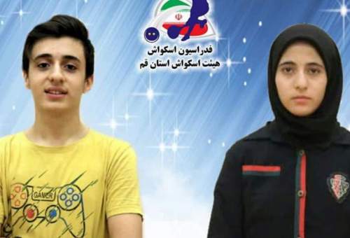 درخشش اسکواش‌بازان قم در مسابقات مجازی ایران