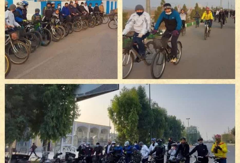 Qom seminary officials pedaled on ‘Car-Free Tuesday’