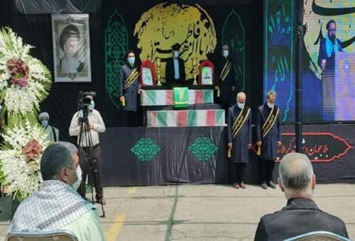 حضور سفیران کریمه در مراسم تدفین شهدای گمنام در اصفهان