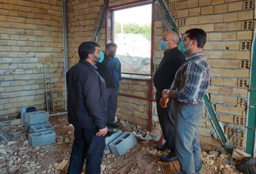 بازدید فرمانده سپاه قم از روند احداث منازل زلزله زدگان در سی سخت