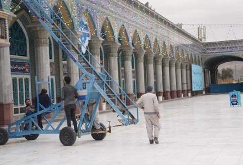 چراغانی مسجد مقدس جمکران در آستانه نیمه شعبان