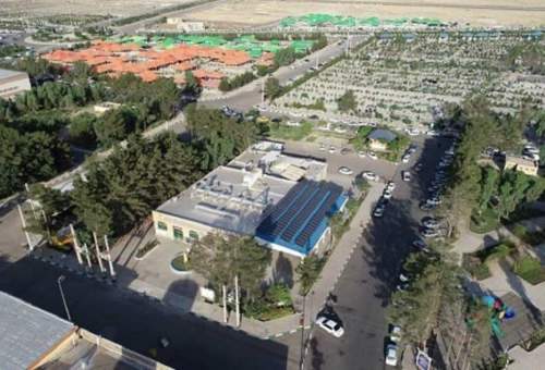 ساخت نیروگاه خورشیدی در بوستان فدک قم