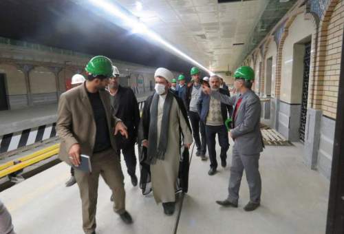 بازدید دادستان استان از پروژه مترو قم