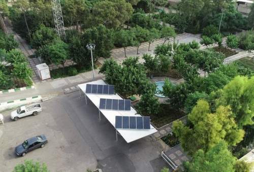 پانزدهمین نیروگاه خورشیدی شهرداری قم به بهره‌برداری می‌رسد