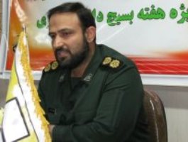 دانش آموزان بسيجی باشكوه هرچه تمام در راهپيمايی يوم الله 13 آبان شركت می كنند