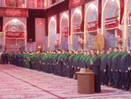 برپایی  دسته عزاداری خادمان حرم کریمه اهل بیت(س)
