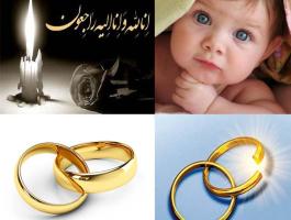 آمار وقایع حیاتی اردیبهشت سال ۱۳۹۱