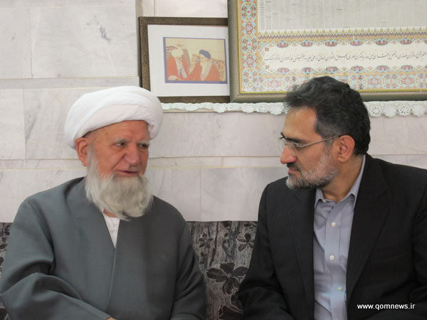 دیدار وزیر فرهنگ و ارشاد اسلامی با آیت الله صابری همدانی
