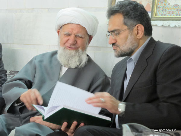 دیدار وزیر فرهنگ و ارشاد اسلامی با آیت الله صابری همدانی