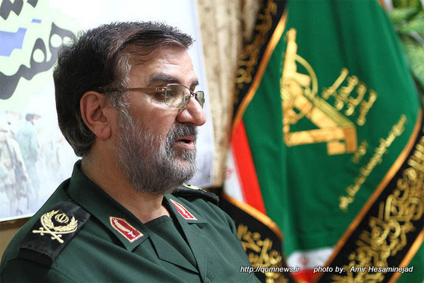 نشست خبری فرمانده سپاه علی بن ابی طالب قم به مناسبت هفته دفاع مقدس