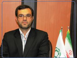 سید محمد موسوی منش، رییس سازمان زیباسازی شهرداری قم، دی ماه 1391.