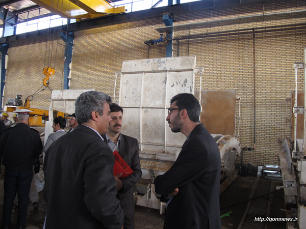 مهندس ذاکریان، از اعضای شورای شهر در کارگاه مترو قم