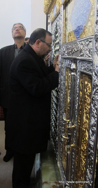 زیارت امامزاده طیب و طاهر از سوی استاندار قم