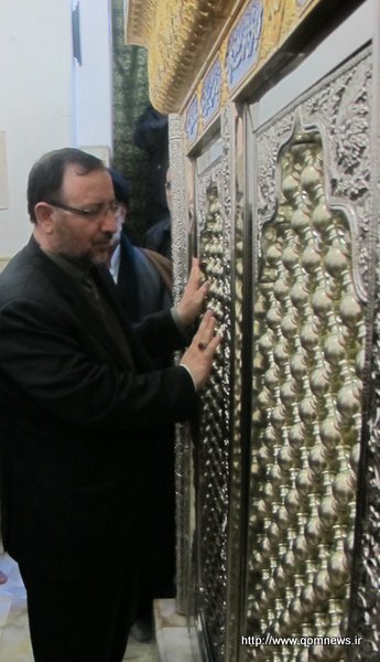 زیارت امامزاده زینب خاتون از سوی استاندار قم