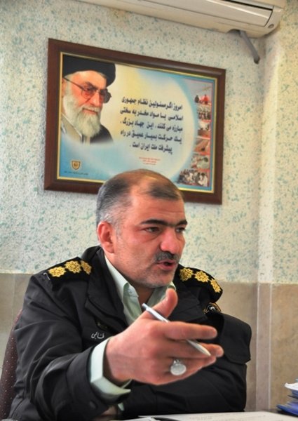 سرهنگ طالبی رییس پلیس مبارزه با مواد مخدر استان قم
