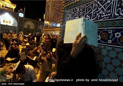 احیای شب نوزدهم ماه رمضان در حرم حضرت معصومه(س)