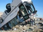 برخورد دو دستگاه اتوبوس ۸۶ کشته وزخمی برجای گذاشت