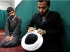 طلاب حوزه به دست مراجع تقلید معمم شدند