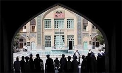 حضور اساتید حوزه علمیه در جمع معتکفان قم