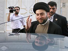 عمار حکیم با آیت‌الله وحید خراسانی دیدار کرد