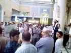 تحصن مسجد اعظم قم با متفرق کردن متحصنین پایان یافت