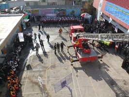 مانور زلزله و ایمنی در مدارس استان قم برگزار شد