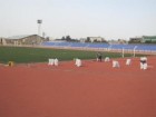 پیست ورزشگاه شهید حیدریان قم در معرض آسیب قرار گرفته است